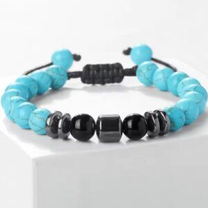 Gemstone and Magnetic Bracelet,Stone Beaded Bracelet